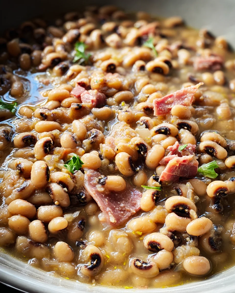 Leckere Black Eyed Peas im Slow Cooker Instant Pot Rezept