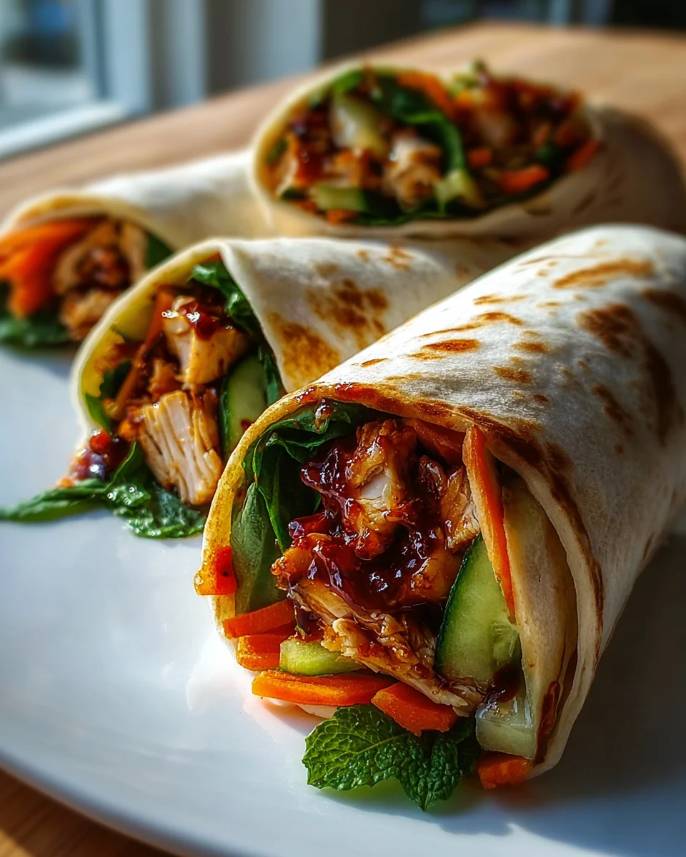 Sweet Chili Chicken Wraps: Dein schnelles Lieblingsrezept