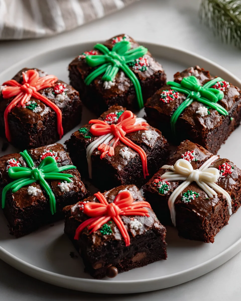 Leckere Christmas Present Brownies – Festliches Rezept für dich!