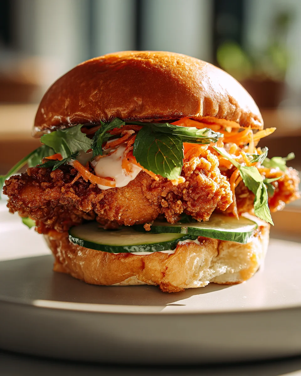Knuspriges Thai Fried Chicken Sandwich – Dein Geschmackserlebnis