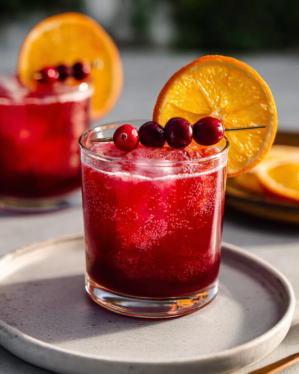 Cranberry Orange Mocktail