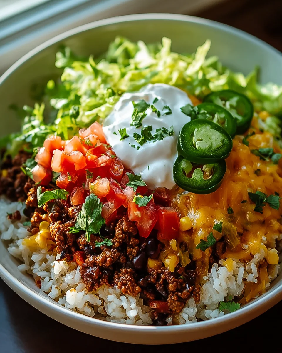 Taco Rice Bowl