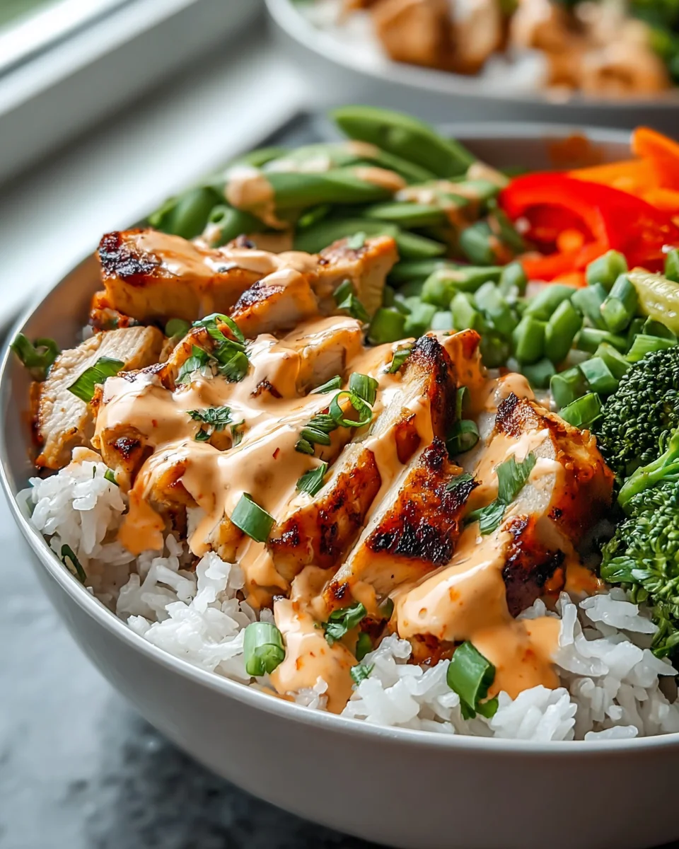 Würzige Bang Bang Chicken Bowl: Einfach zubereiten & genießen!