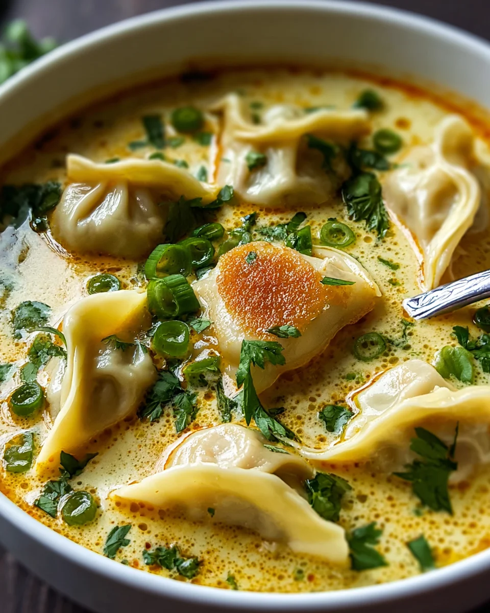 Herzhafte Thai Potsticker Suppe: Schnell, einfach & exotisch!