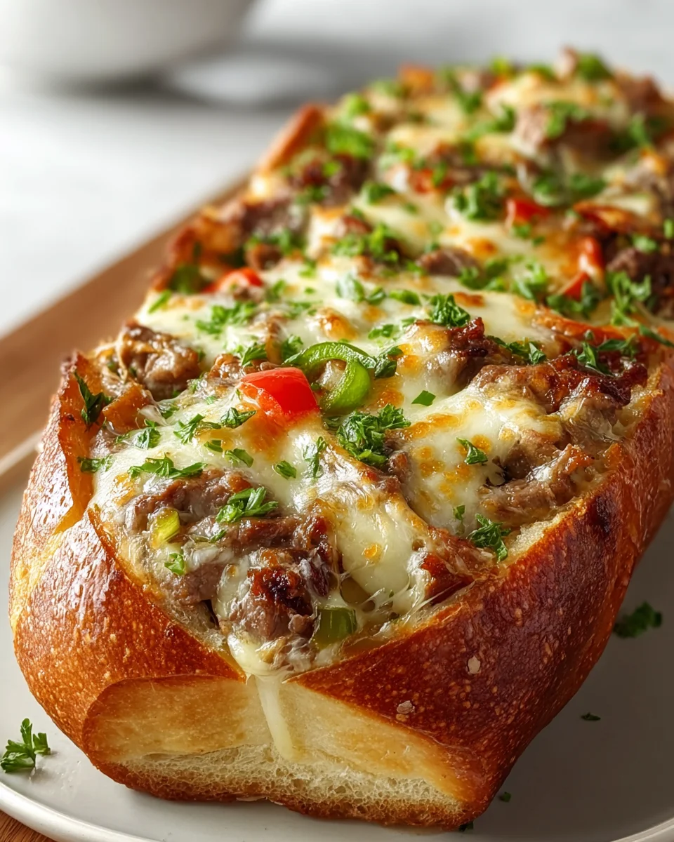Das beste Philly Cheesesteak Knoblauchbrot-Rezept – jetzt probieren!