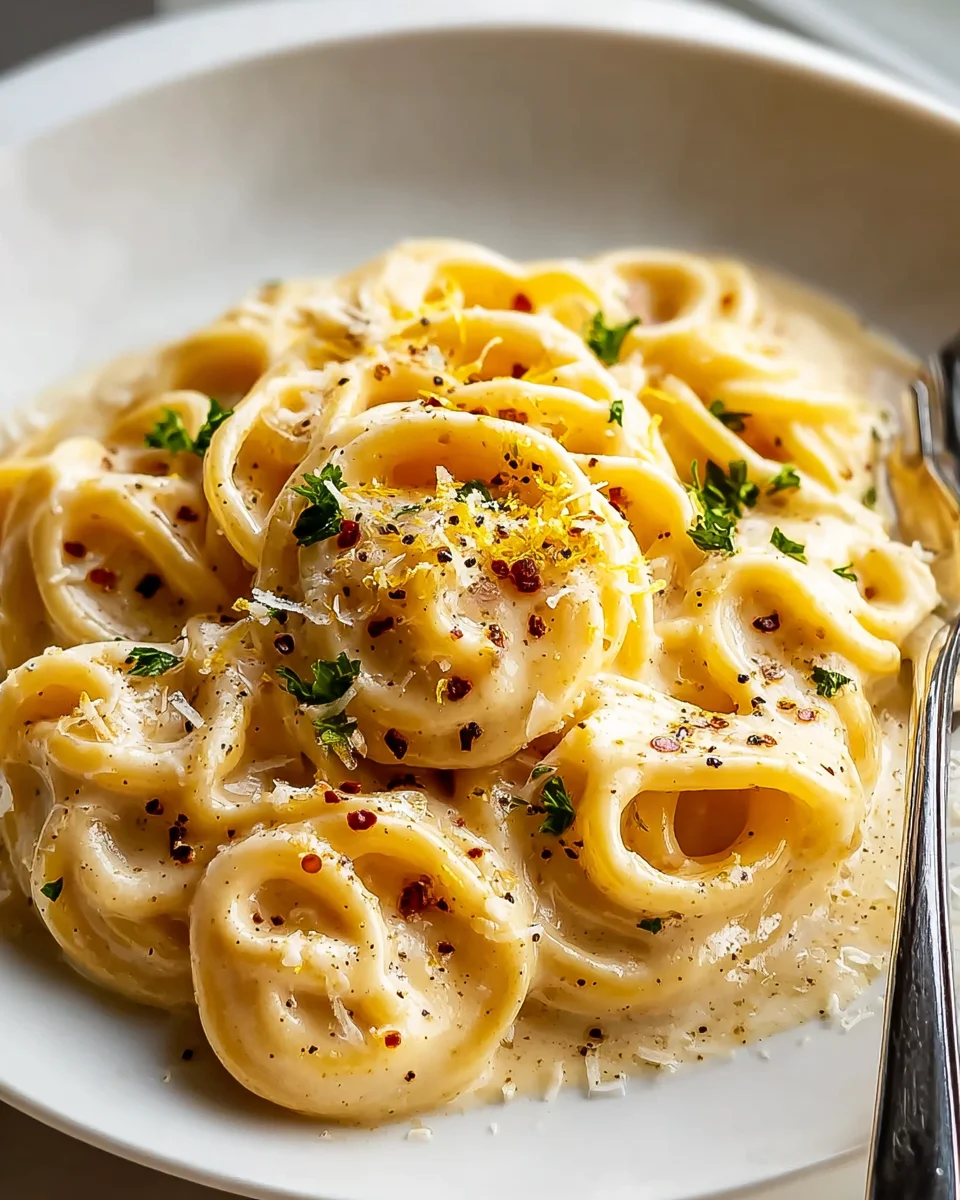 Das Beste: Cremige Geröstete Knoblauch-Zitronen Pasta Sauce