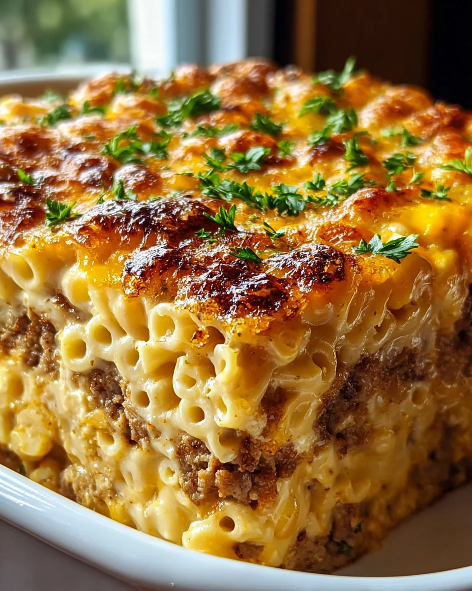 Mac And Cheese Meatloaf Auflauf – Ultimatives Komfortessen!