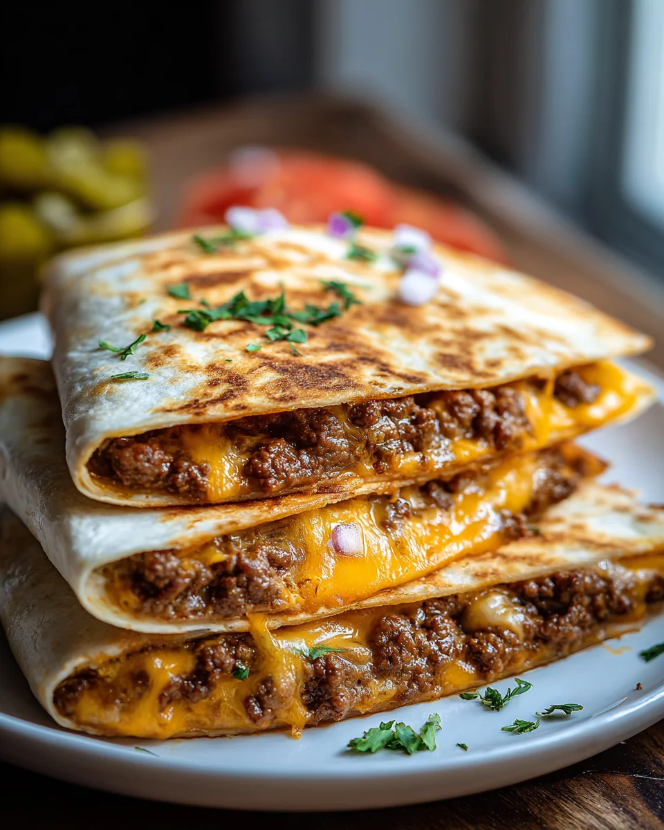 Smashburger Quesadillas: Herzhaftes Rezept für Burger-Liebhaber