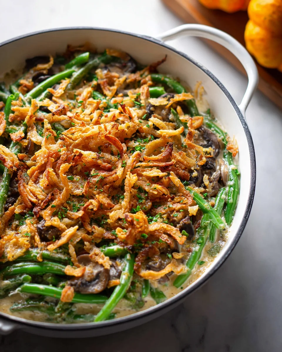 Leckere vegane grüner Bohnen Auflauf Rezept für jeden Anlass