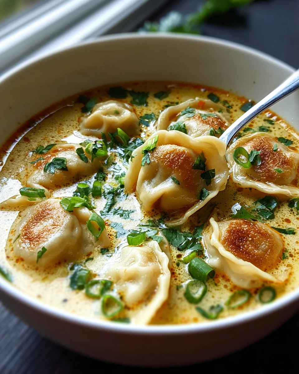 Herzhafte Thai Potsticker Suppe: Schnell, einfach & exotisch!