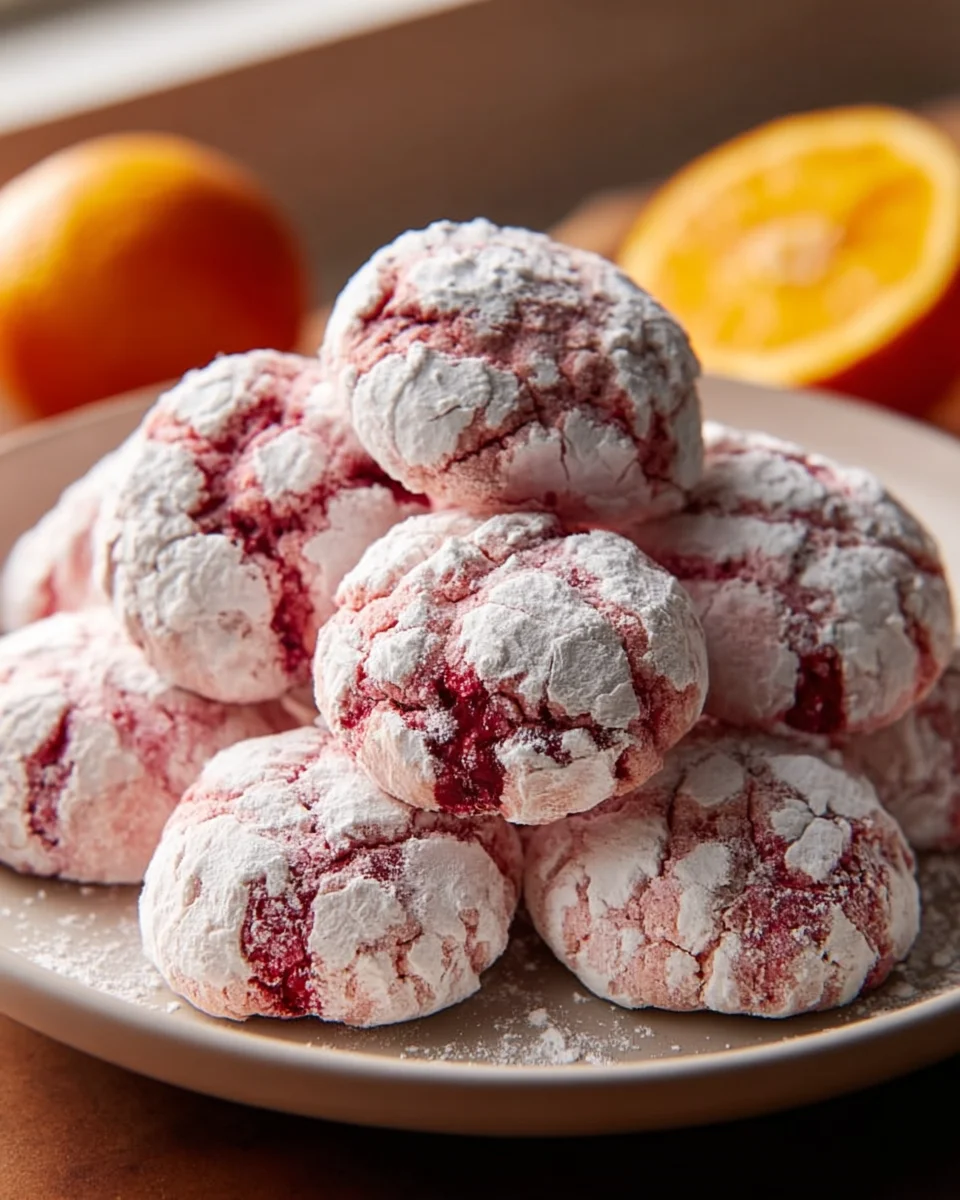 Himbeer Crinkle Kekse: Weich & perfekt gekrinkelt