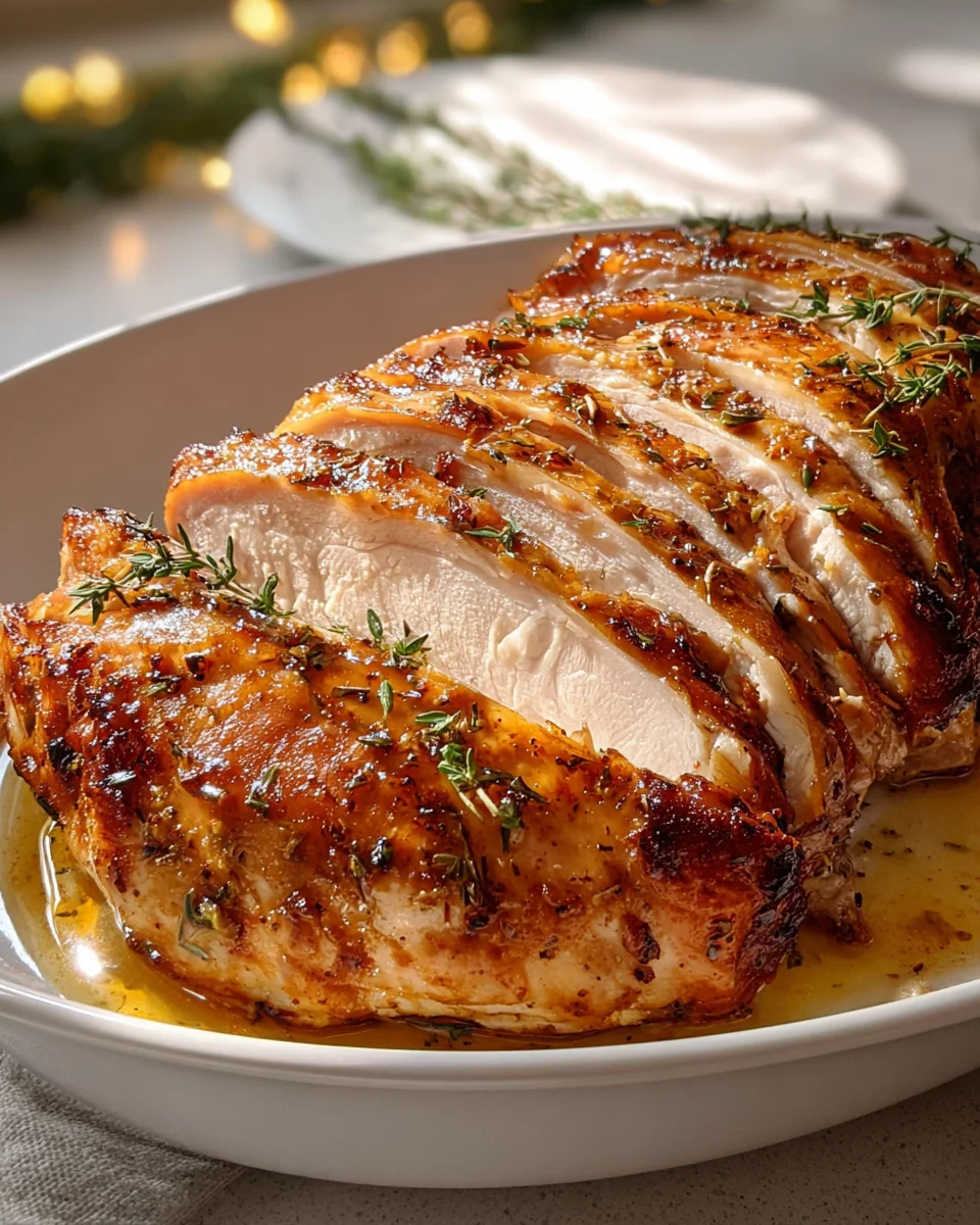 Saftiger Butterball Truthahnbrustbraten im Crock Pot Rezept