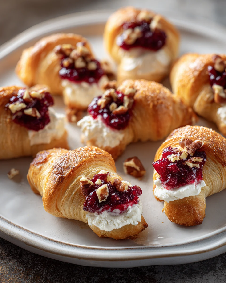 Cranberry Cream Cheese Crescent Bites – Lecker und einfach!