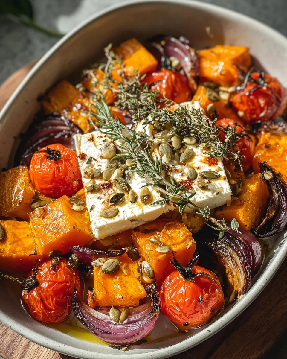 Ofenkuerbis mit Feta und Kräutern – Ein Genuss für jeden Tag!