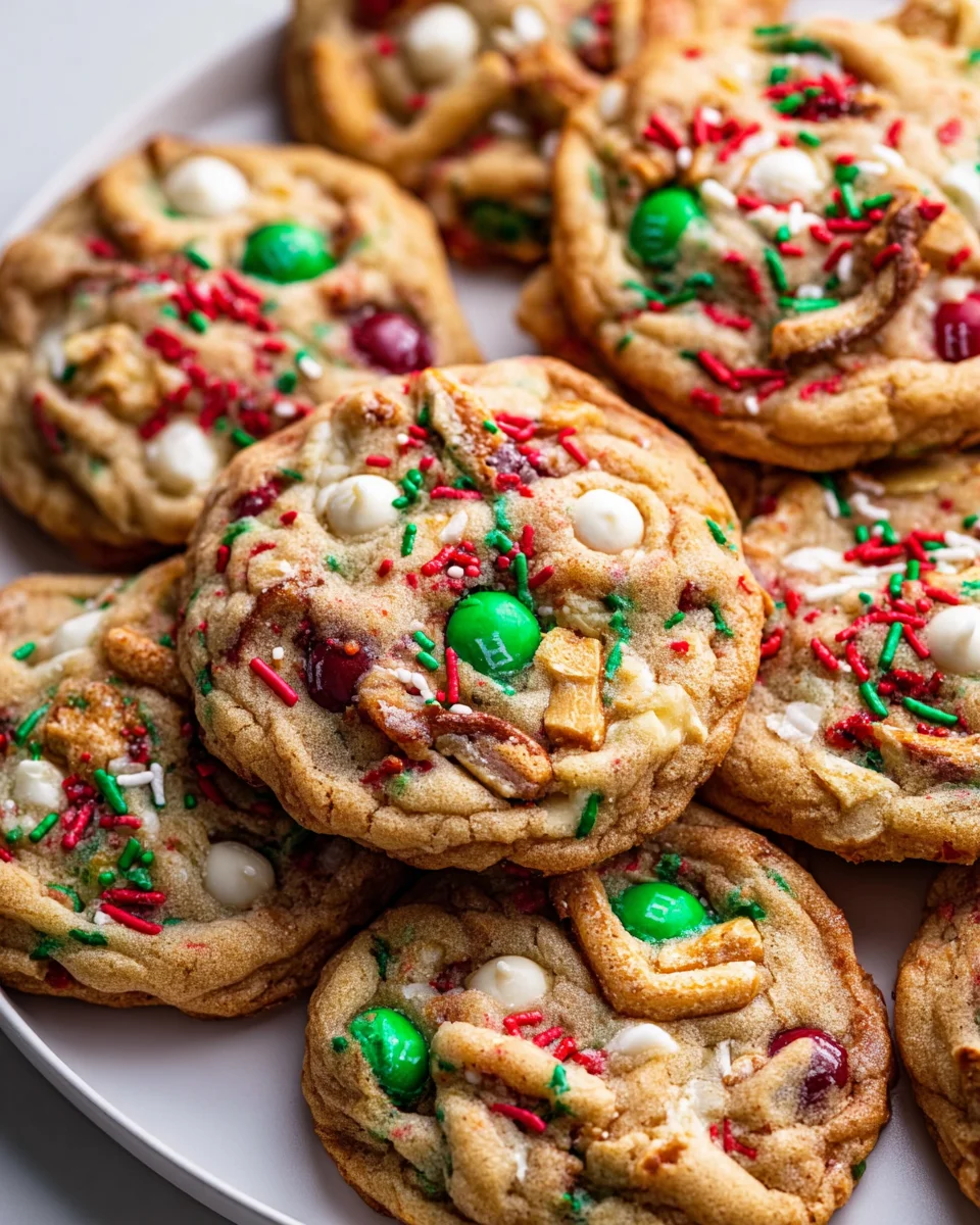 Weihnachts-Kitchen-Sink-Cookies: Leckereien für die Festtage!