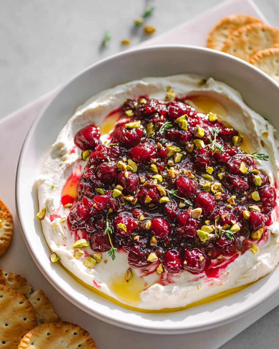 Cremiger Cranberry Feta Dip: Süß-sauer & unwiderstehlich!
