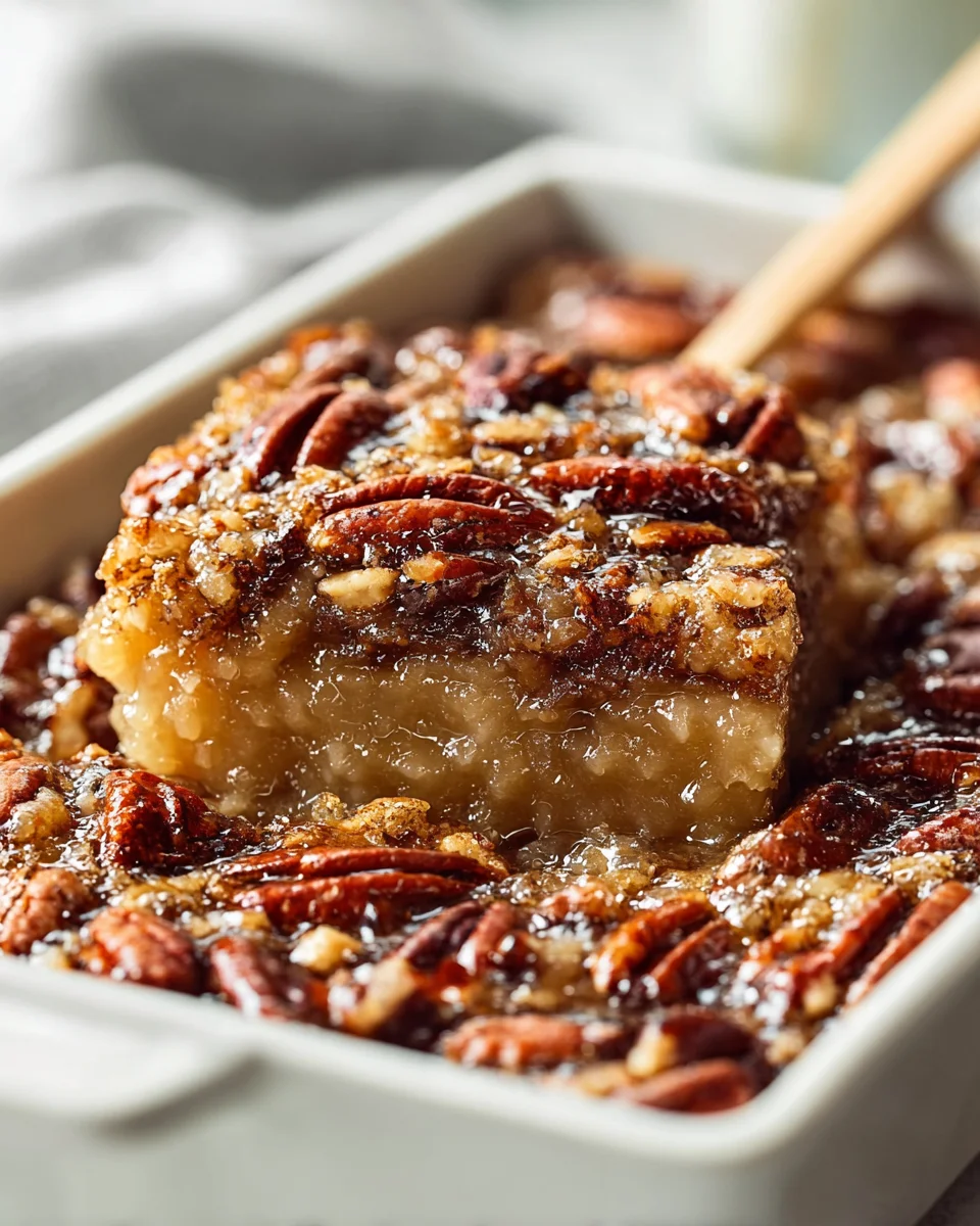 Himmlischer Pecan Pie Dump Cake: Einfach & unwiderstehlich!