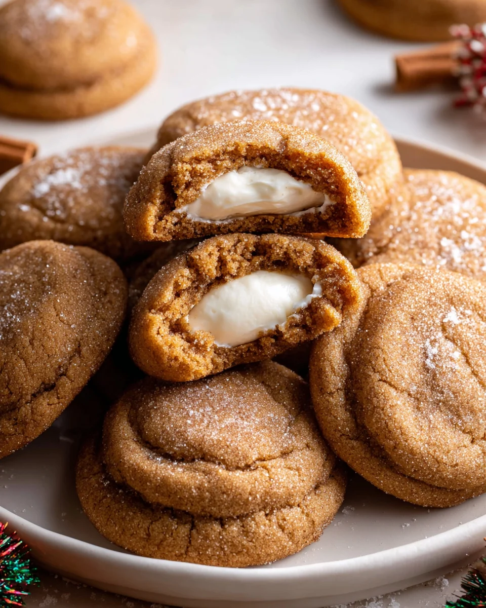 Gin Extract Gingerbread Cheesecake Cookies – Ein Genuss!