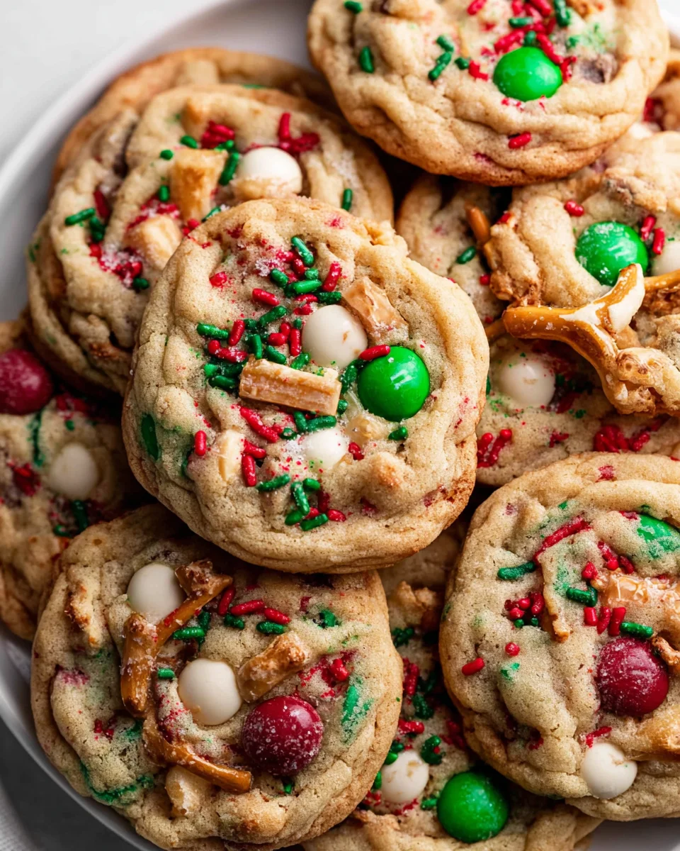 Weihnachts-Kitchen-Sink-Cookies: Leckereien für die Festtage!