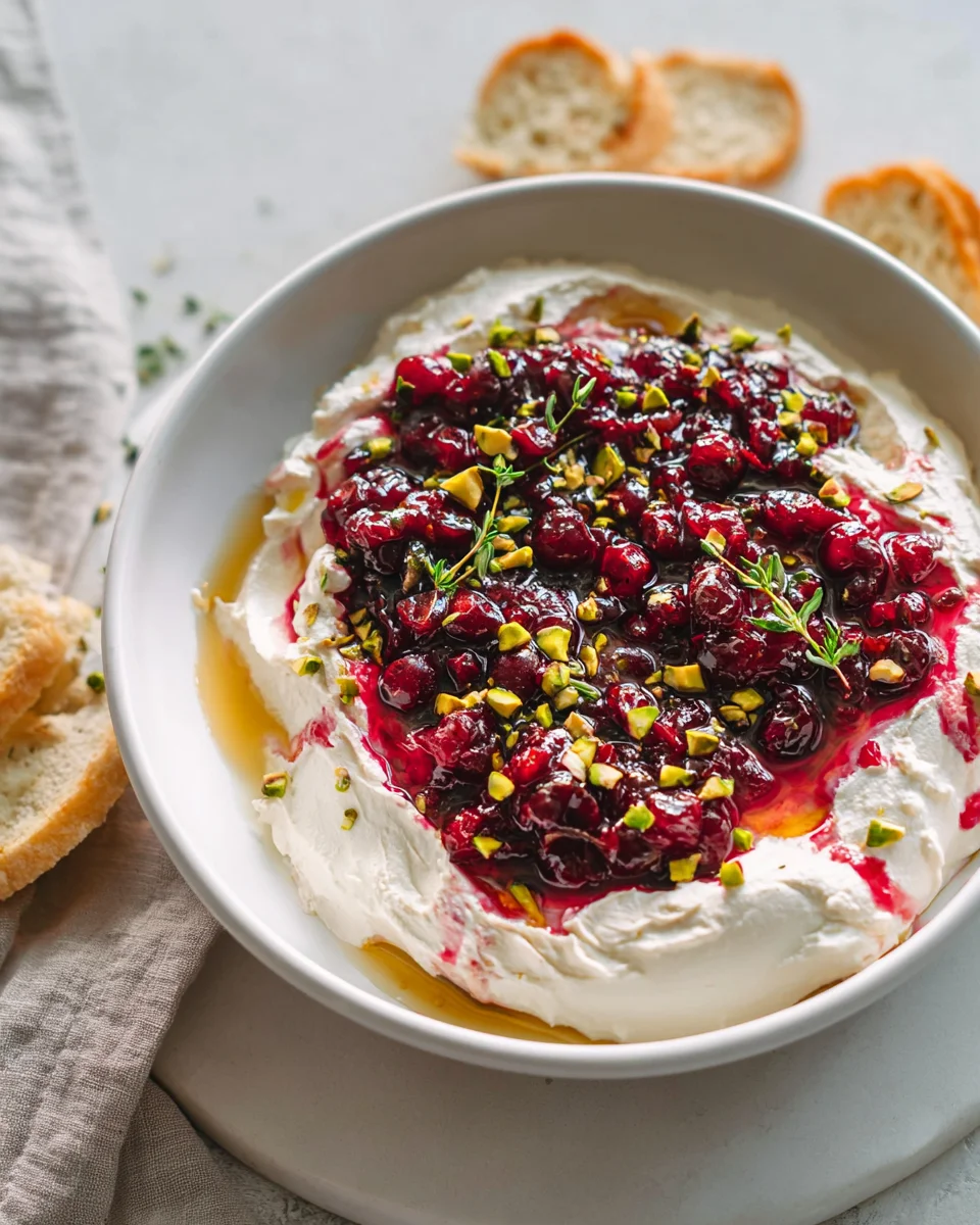 Cremiger Cranberry Feta Dip: Süß-sauer & unwiderstehlich!