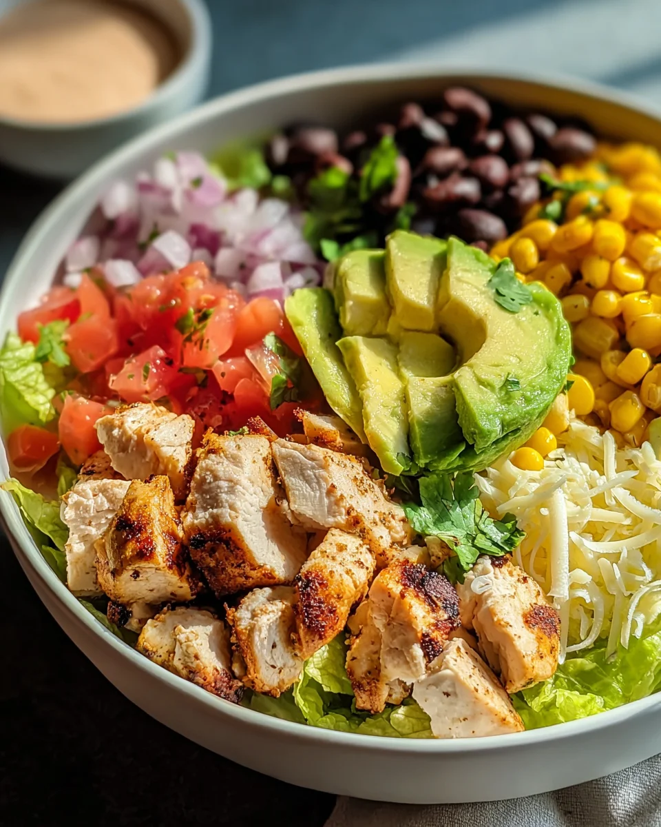 Einfache Low-Calorie Chicken Burrito Bowl
