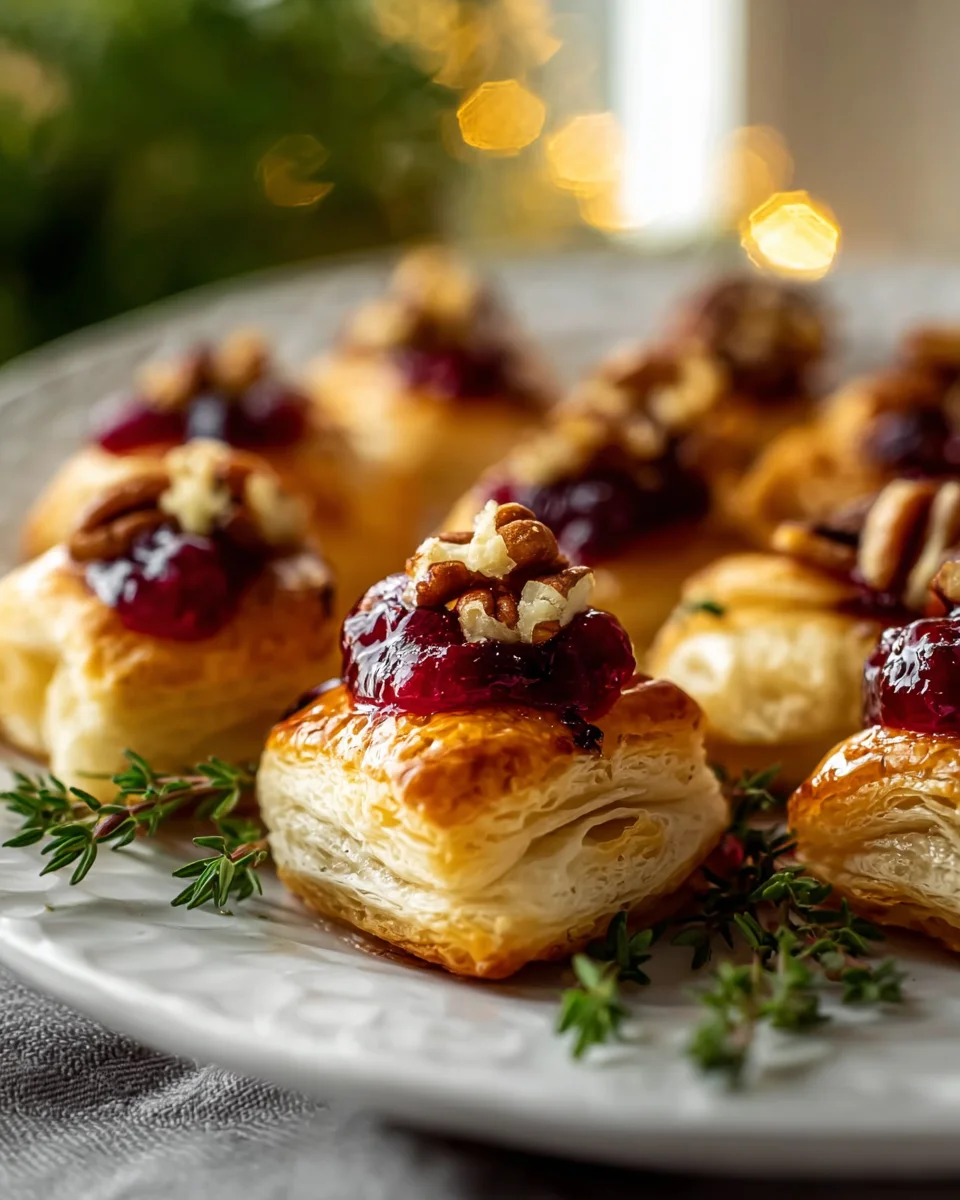Cranberry Brie Bites: Einfache und elegante Feiertags-Appetizer