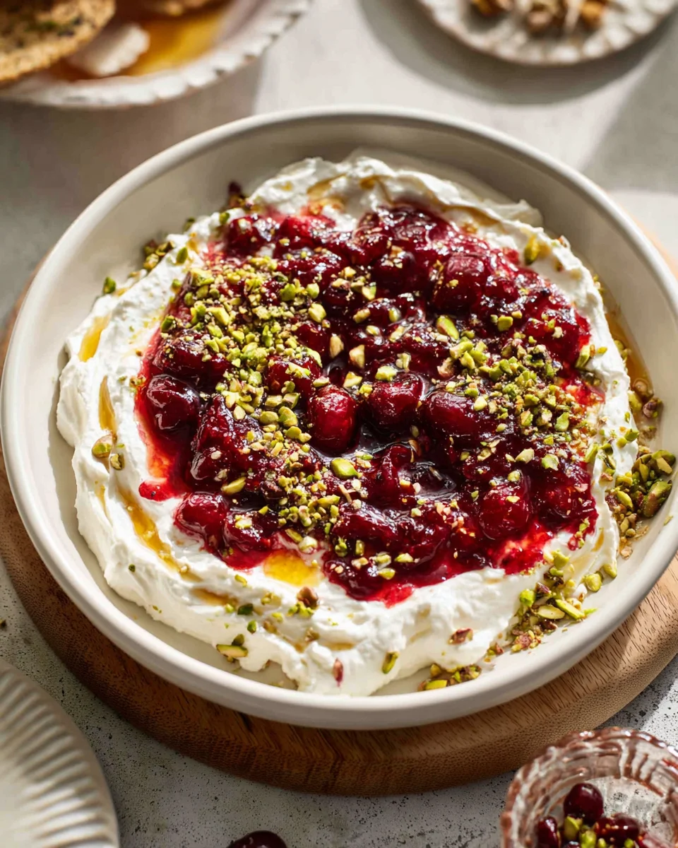 Cranberry Whipped Feta Dip: Süß-salzige Party-Creme!