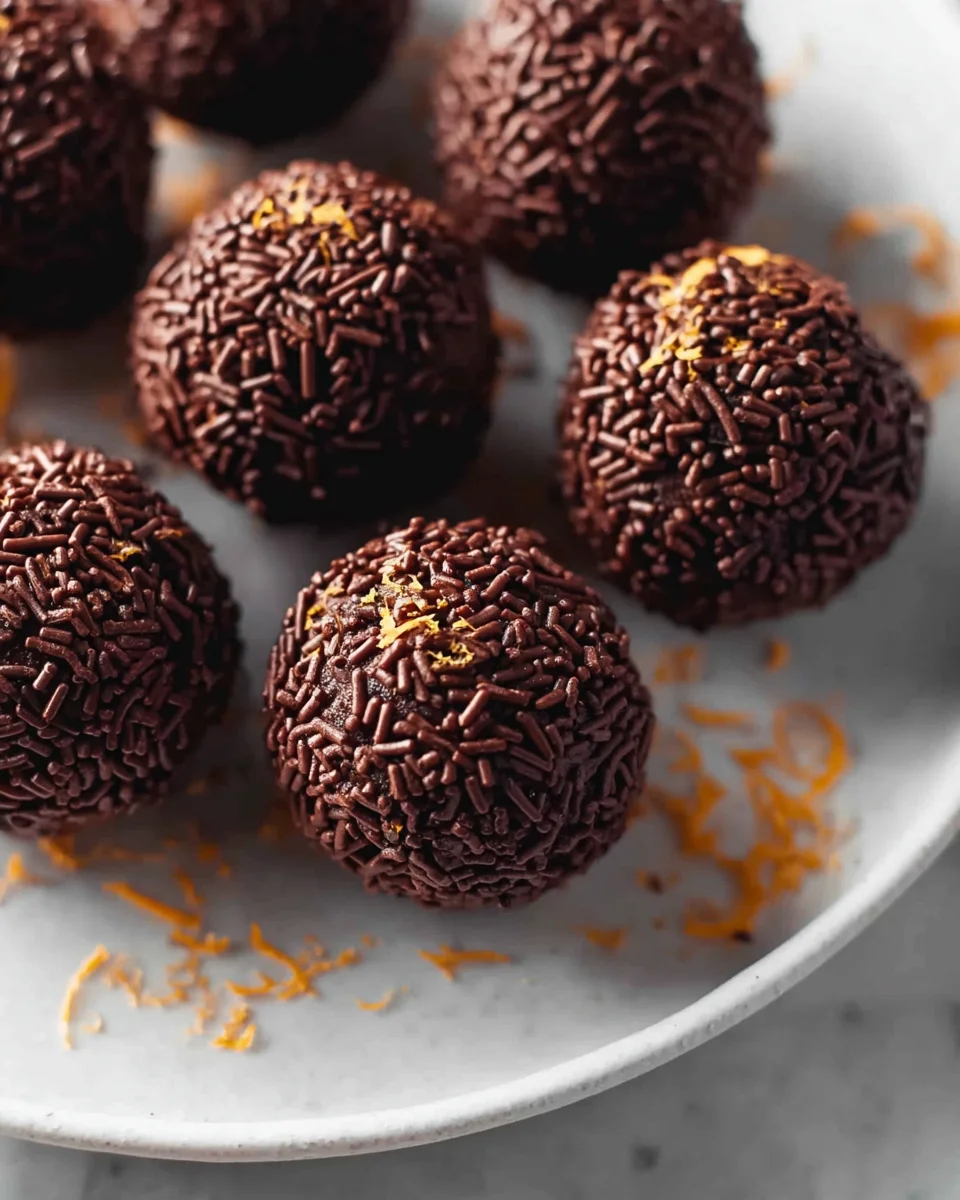 Saftige Orange-Schokoladen-Weihnachtstrüffel Rezept