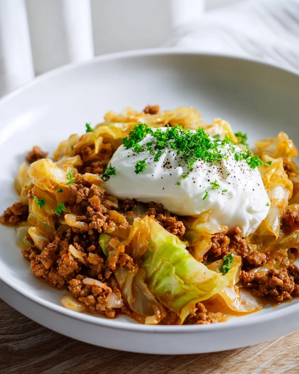 Schmorkohl mit Hackfleisch