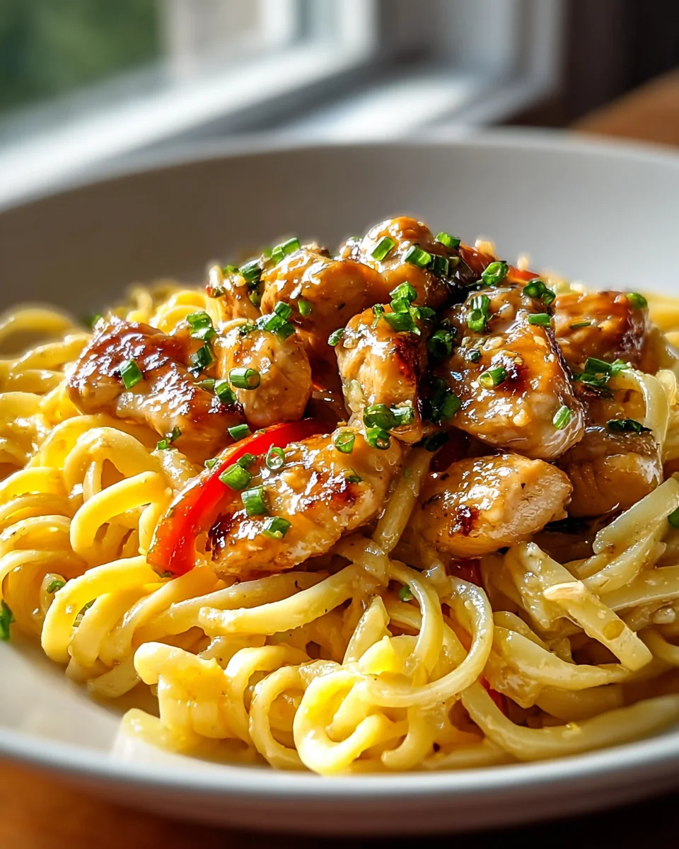 Honig-Pfeffer-Hühnchen-Pasta – Schnell & Lecker genießen!