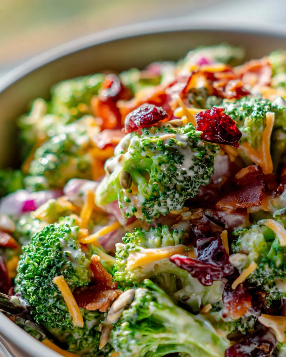 Leckerer Broccoli Beef Bacon Salat für gesunde Genießer