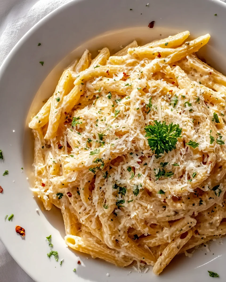 One Pot Creamy Garlic Pasta – Schnelles, cremiges Genussrezept