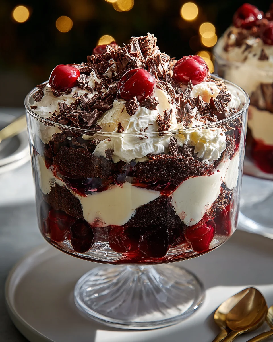 Schwarzwälder Trifle für Weihnachten – Ein himmlisches Rezept!