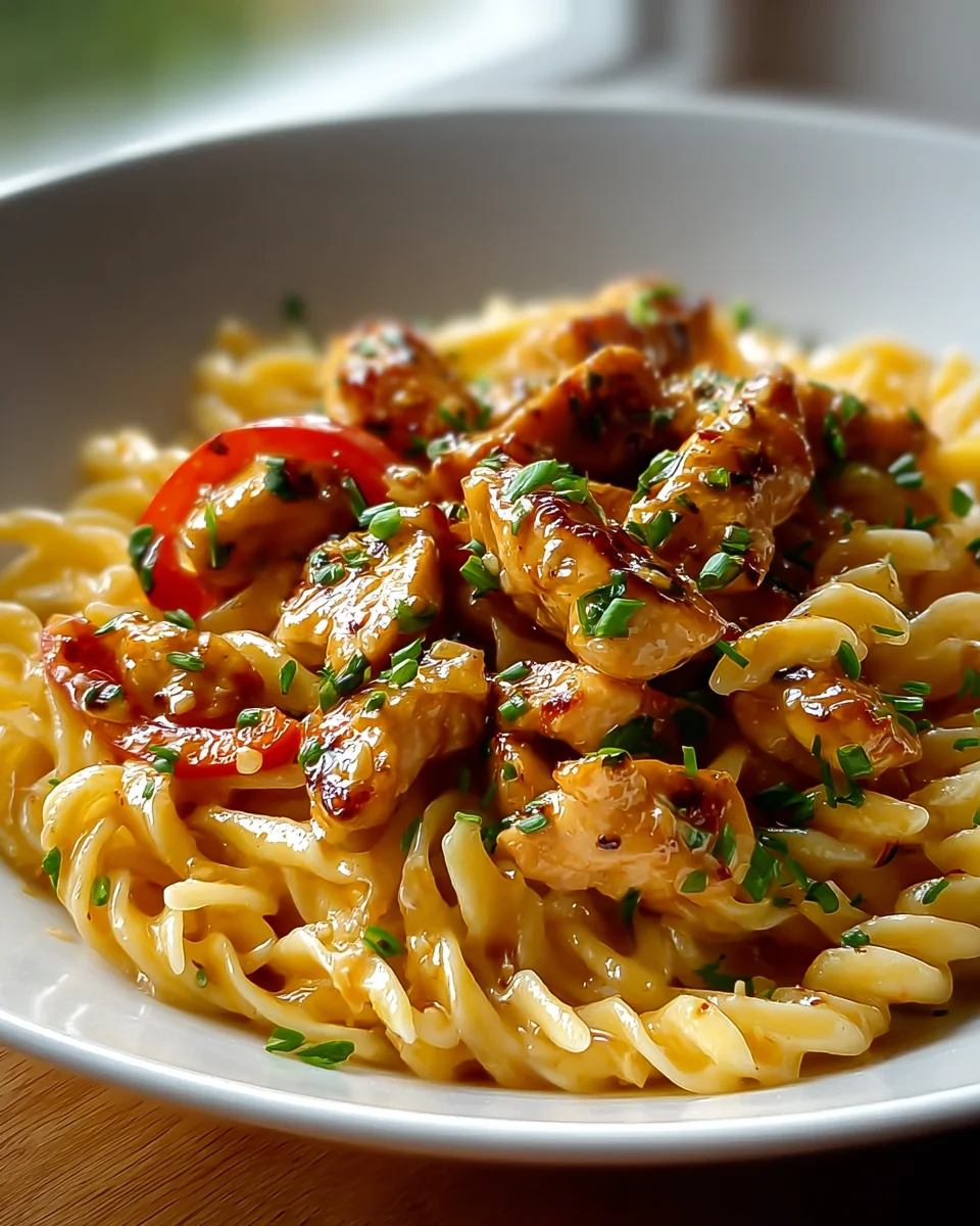 Honig-Pfeffer-Hühnchen-Pasta – Schnell & Lecker genießen!