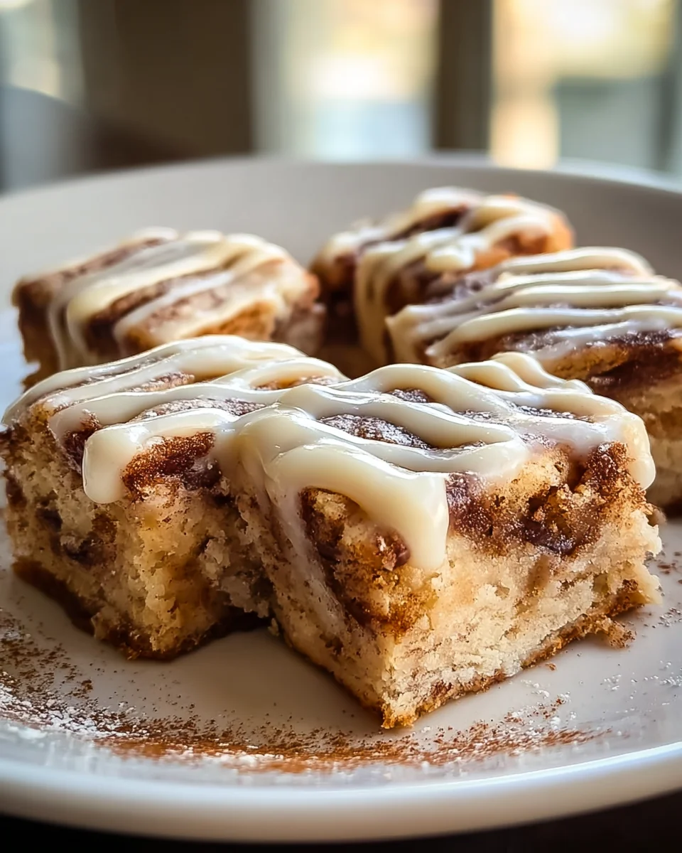 Zimt-Rollen Bliss Bars Rezept – Köstlicher Dessertgenuss!