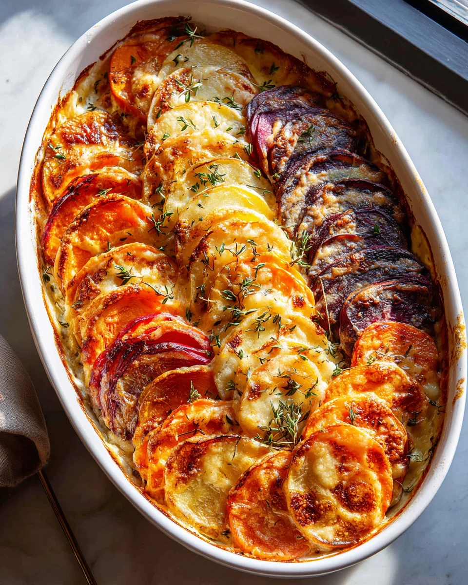 Käse-Wurzelgemüse-Gratin: Herzhaftes Rezept für Genießer!