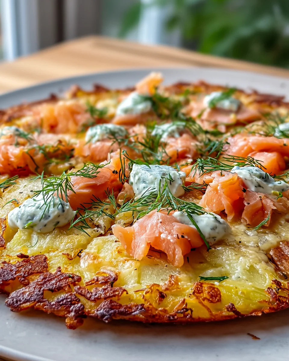 Kartoffelpizza mit geräuchertem Lachs: So schmeckt Genuss!