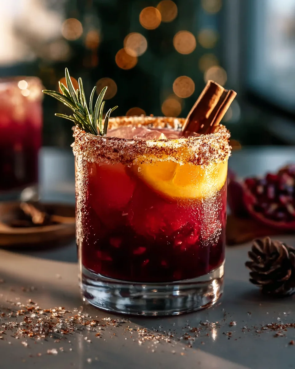 Gewürzte Weihnachts-Margarita