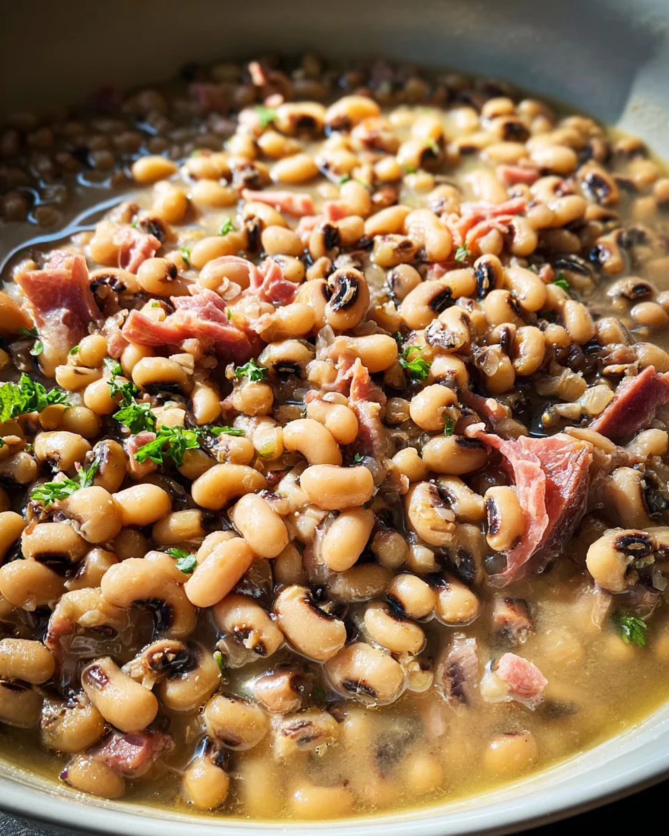 Slow Cooker Instant Pot Black Eyed Peas