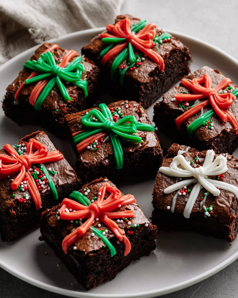 Leckere Christmas Present Brownies – Festliches Rezept für dich!