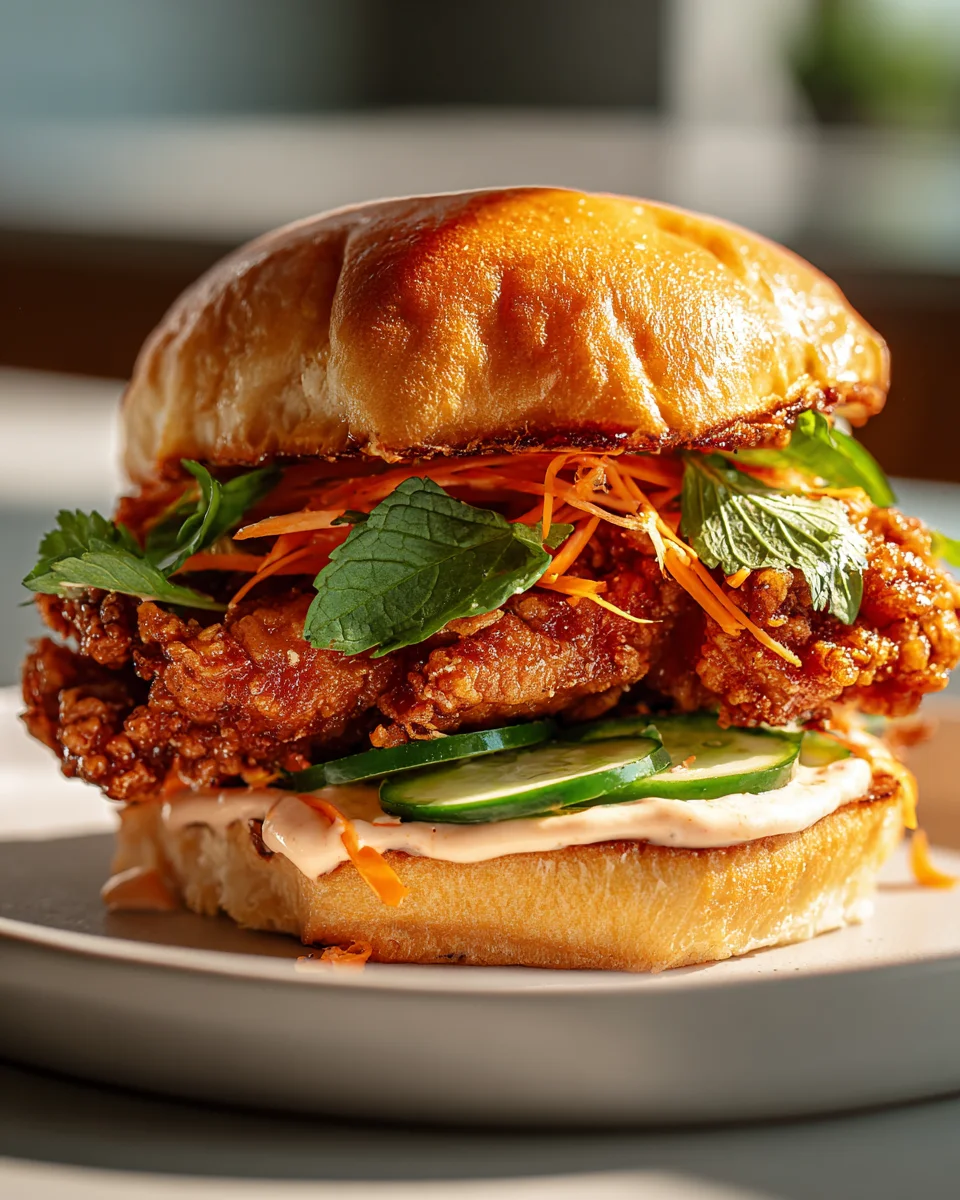 Knuspriges Thai Fried Chicken Sandwich – Dein Geschmackserlebnis