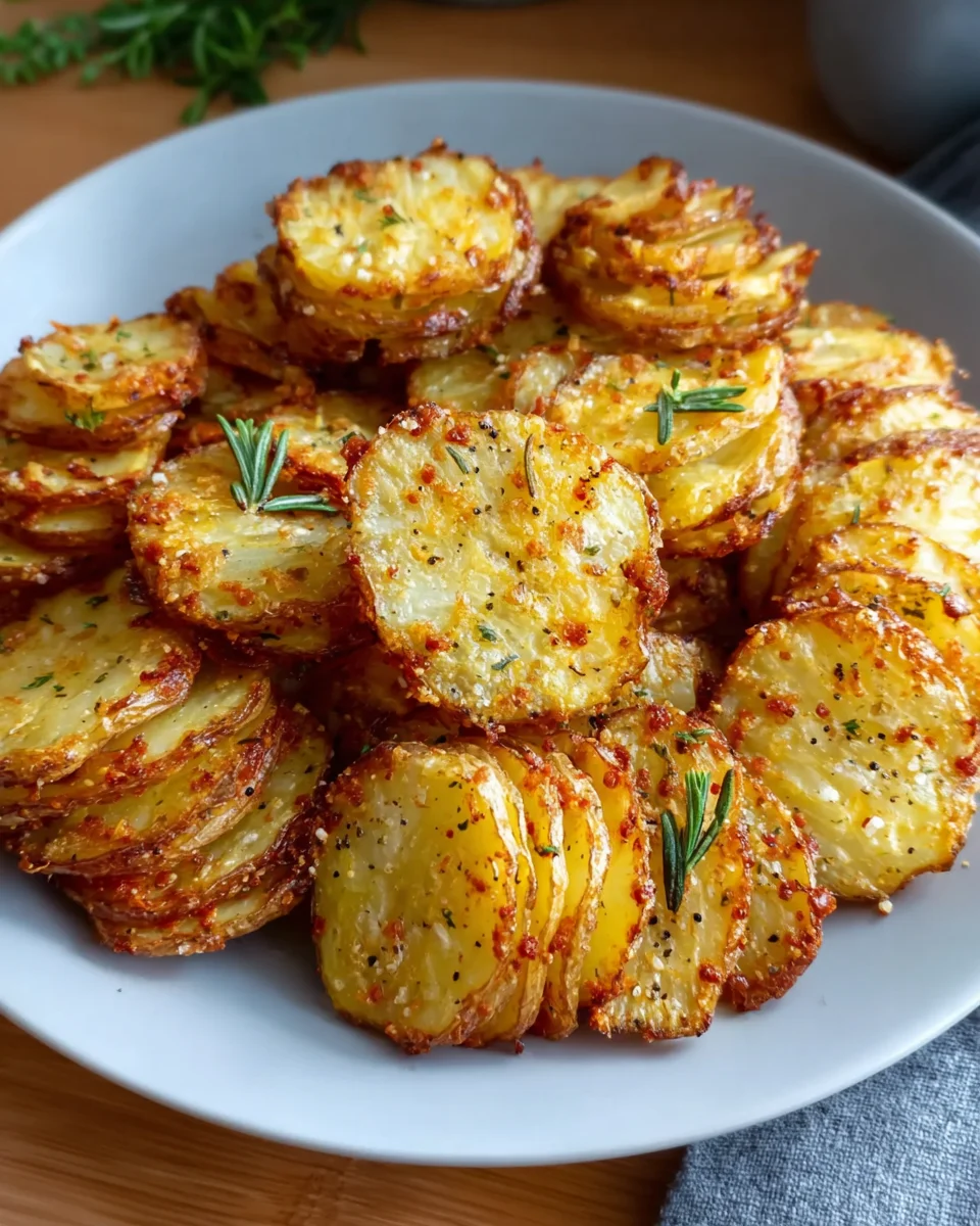Knusprige Air Fryer Kartoffelscheiben: Unwiderstehlich lecker