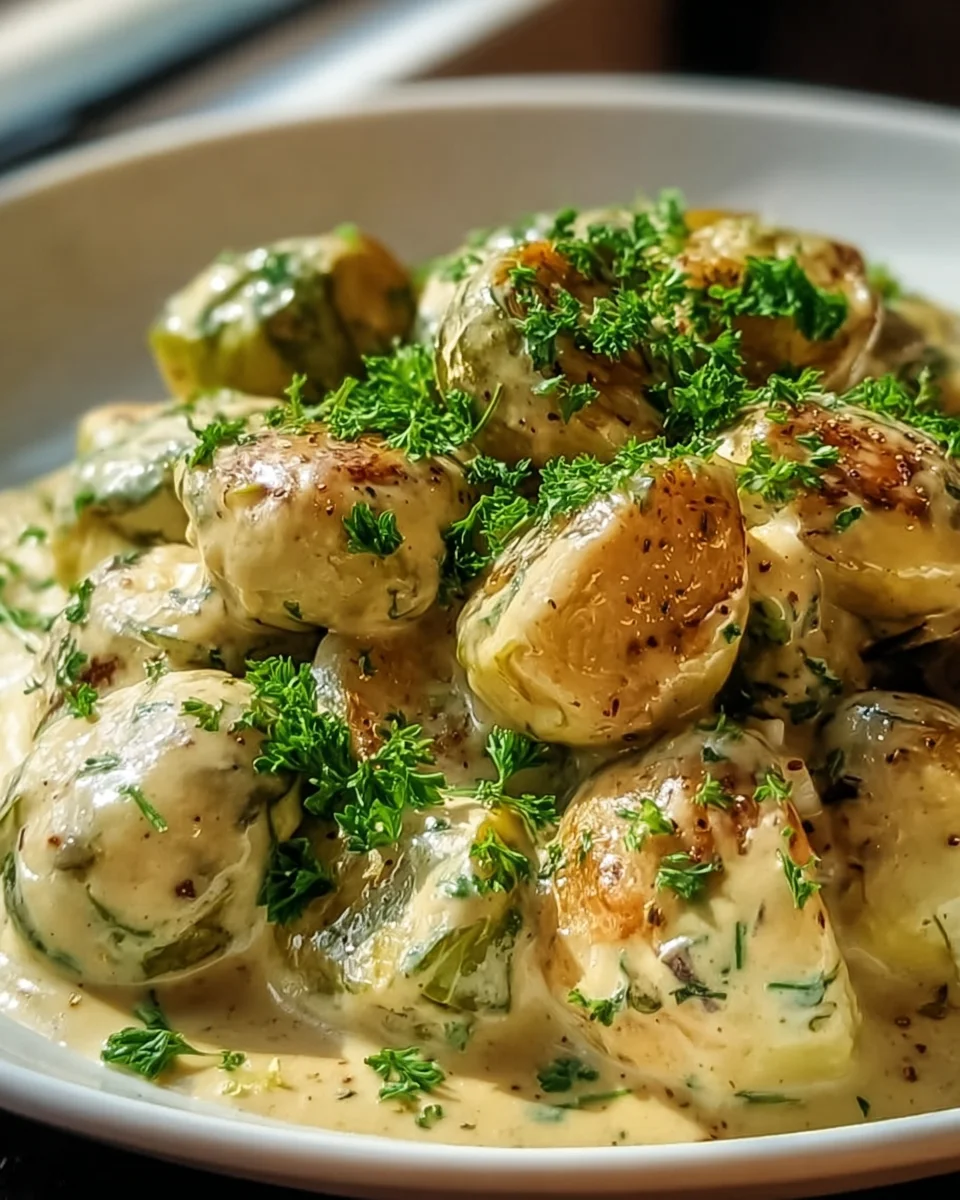 Rosenkohl in Frischkäse-Senfsauce – Ein köstliches Rezept!