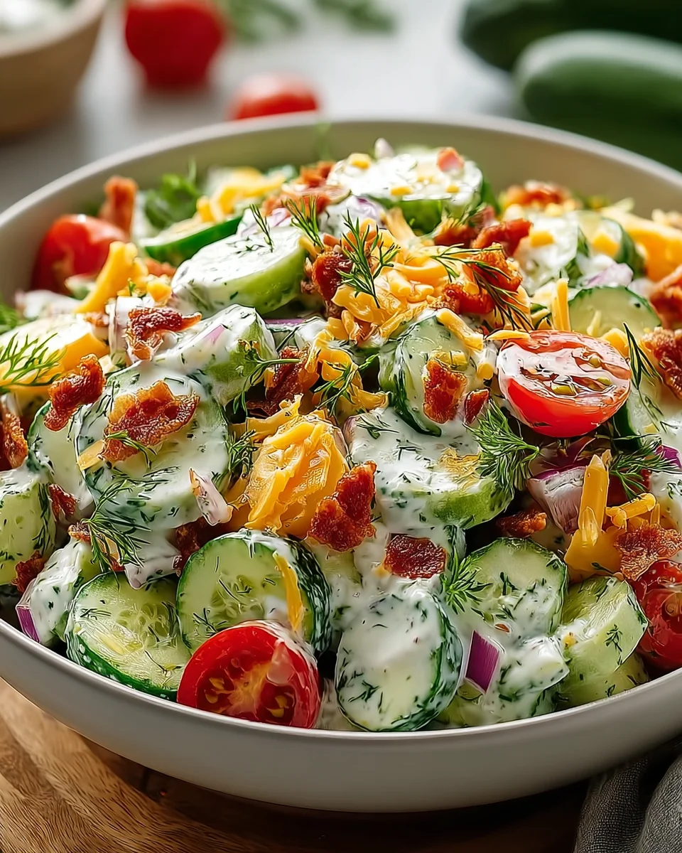 Gurken Ranch Salat: Suchtgefahr! Dein ultimativer Genuss.