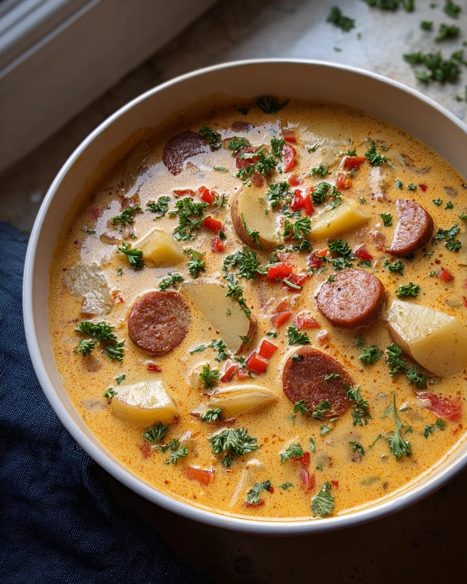 Leckere Cajun Kartoffelsuppe – Würzig und cremig genießen!