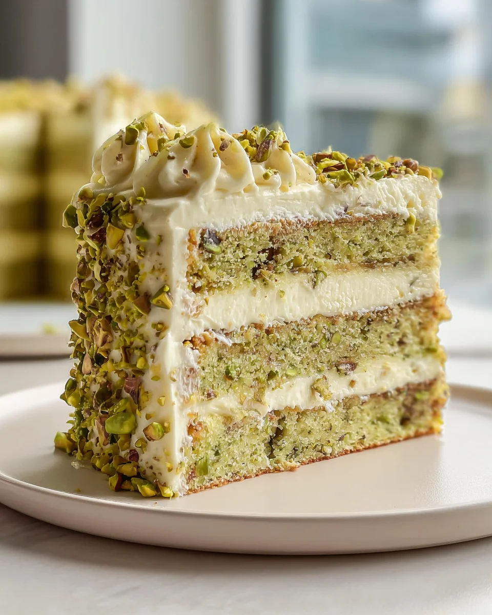 Pistazien-Mascarpone-Layer-Cake: Himmlischer Genuss!