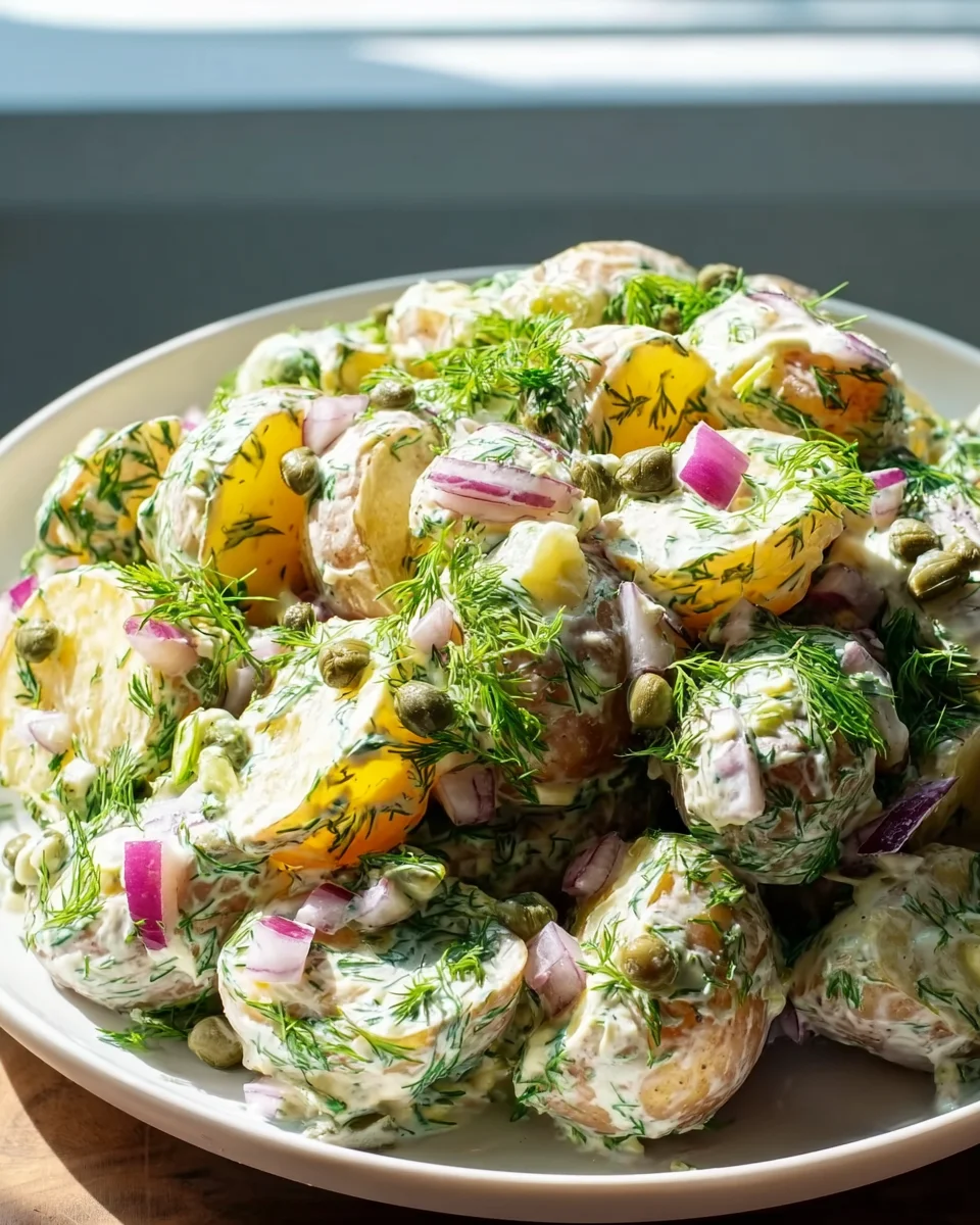 Skandinavischer Dill-Kartoffelsalat – Frisch und Geschmackvoll!