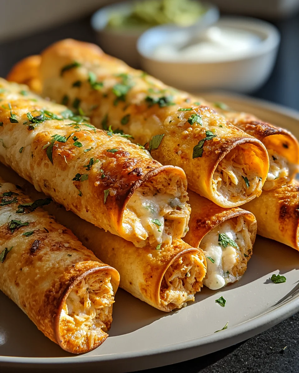 Crispy Chicken Taquitos: Schnell, knusprig & unwiderstehlich!