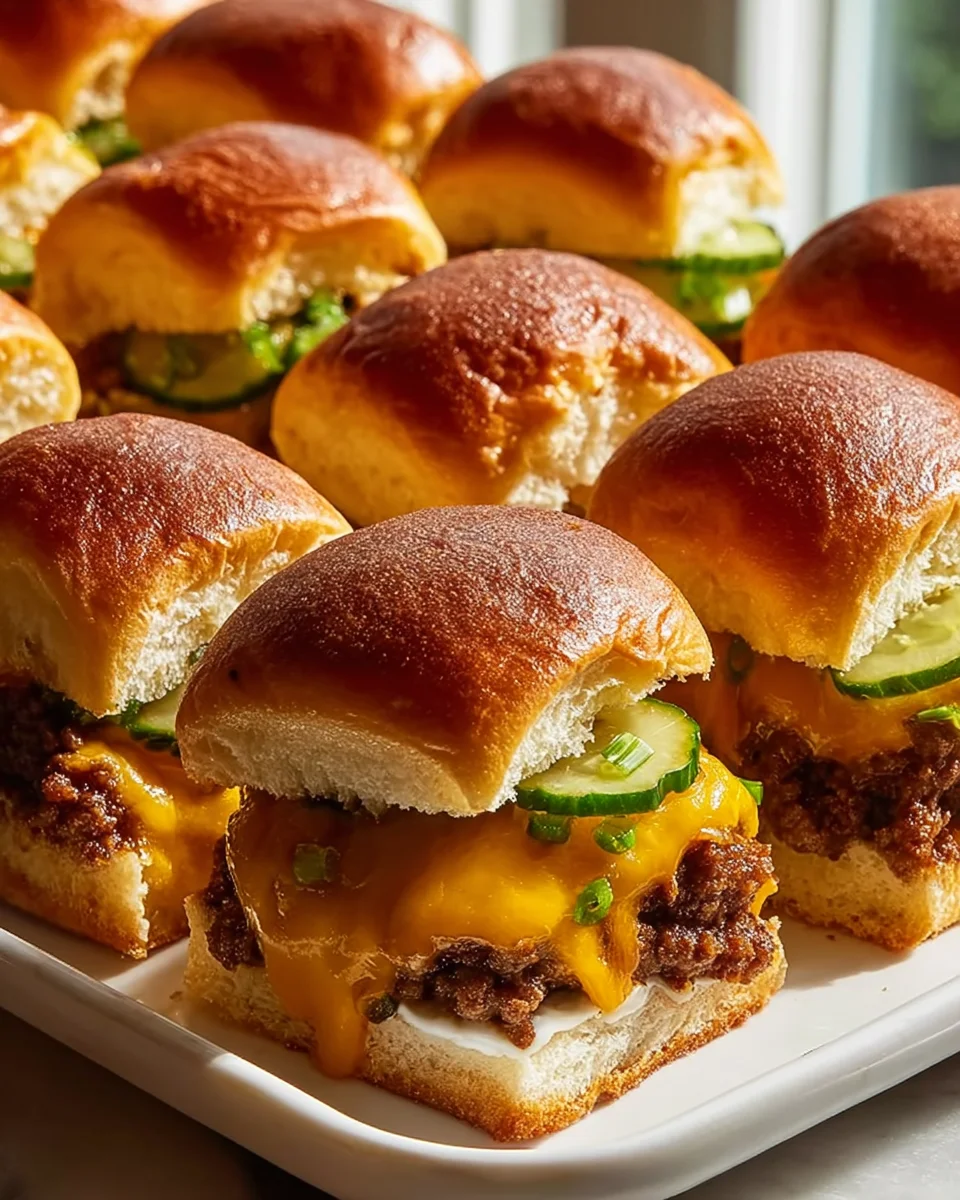Leckere Sheetpan Burger Sliders für die ganze Familie!