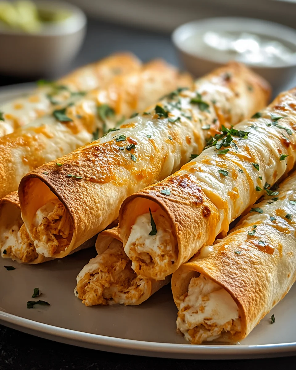 Crispy Chicken Taquitos: Schnell, knusprig & unwiderstehlich!